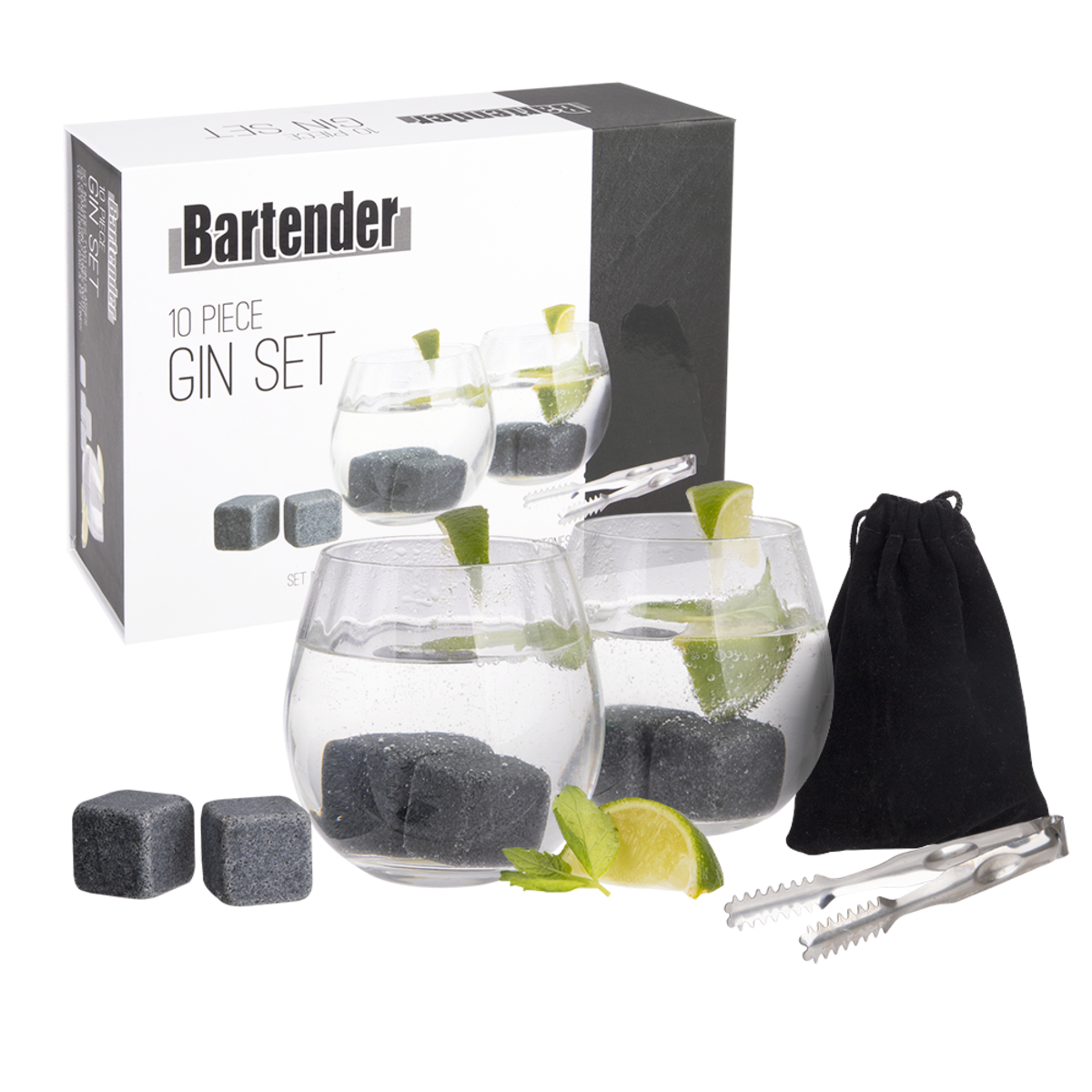 Bartender 10-piece Gin Set