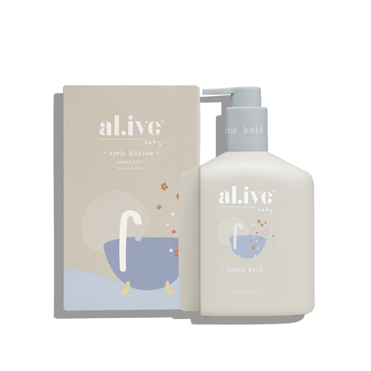 Al.ive Baby Bubble Bath in Apple Blossom