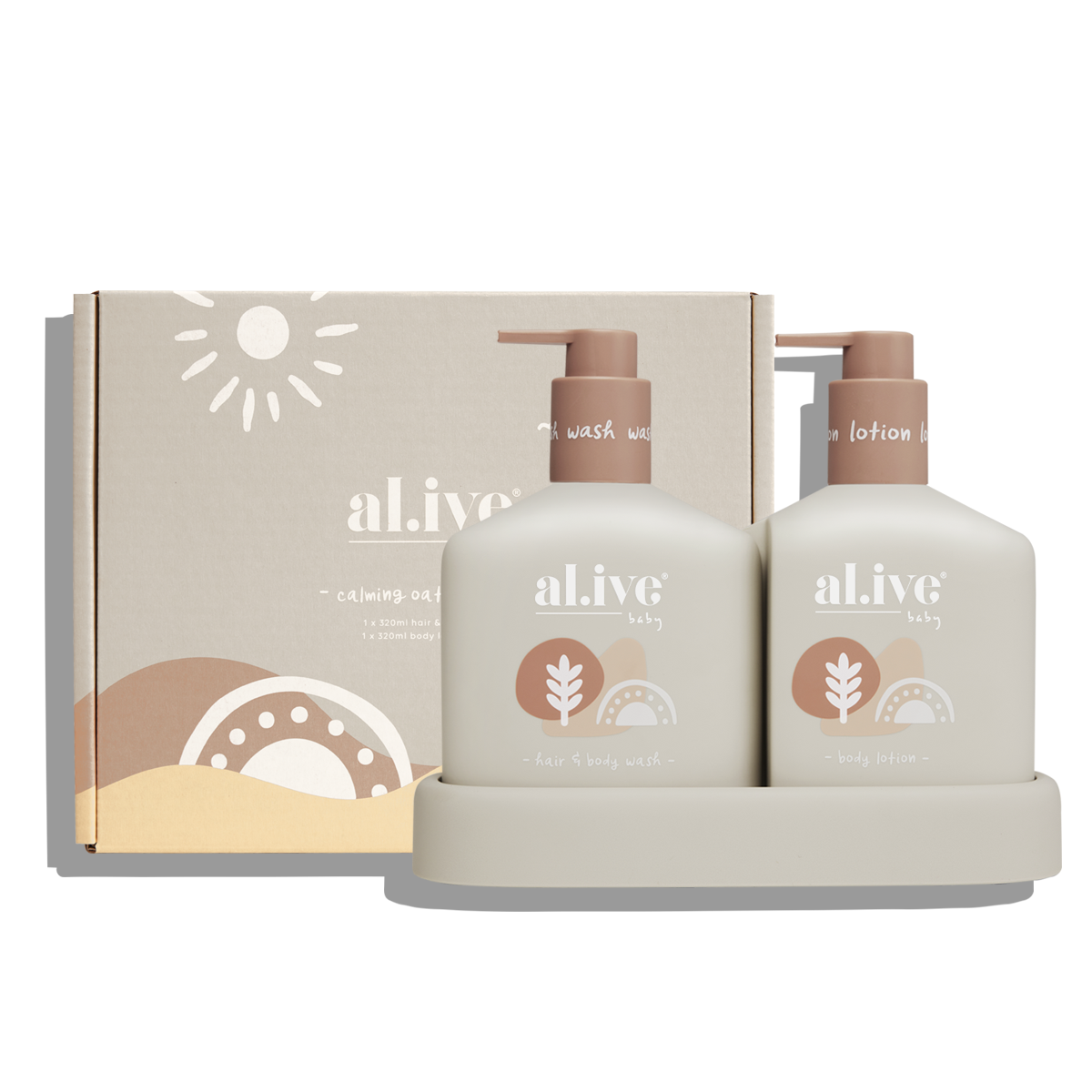 Al.ive Baby Hair and Body Duo in Calming Oatmeal