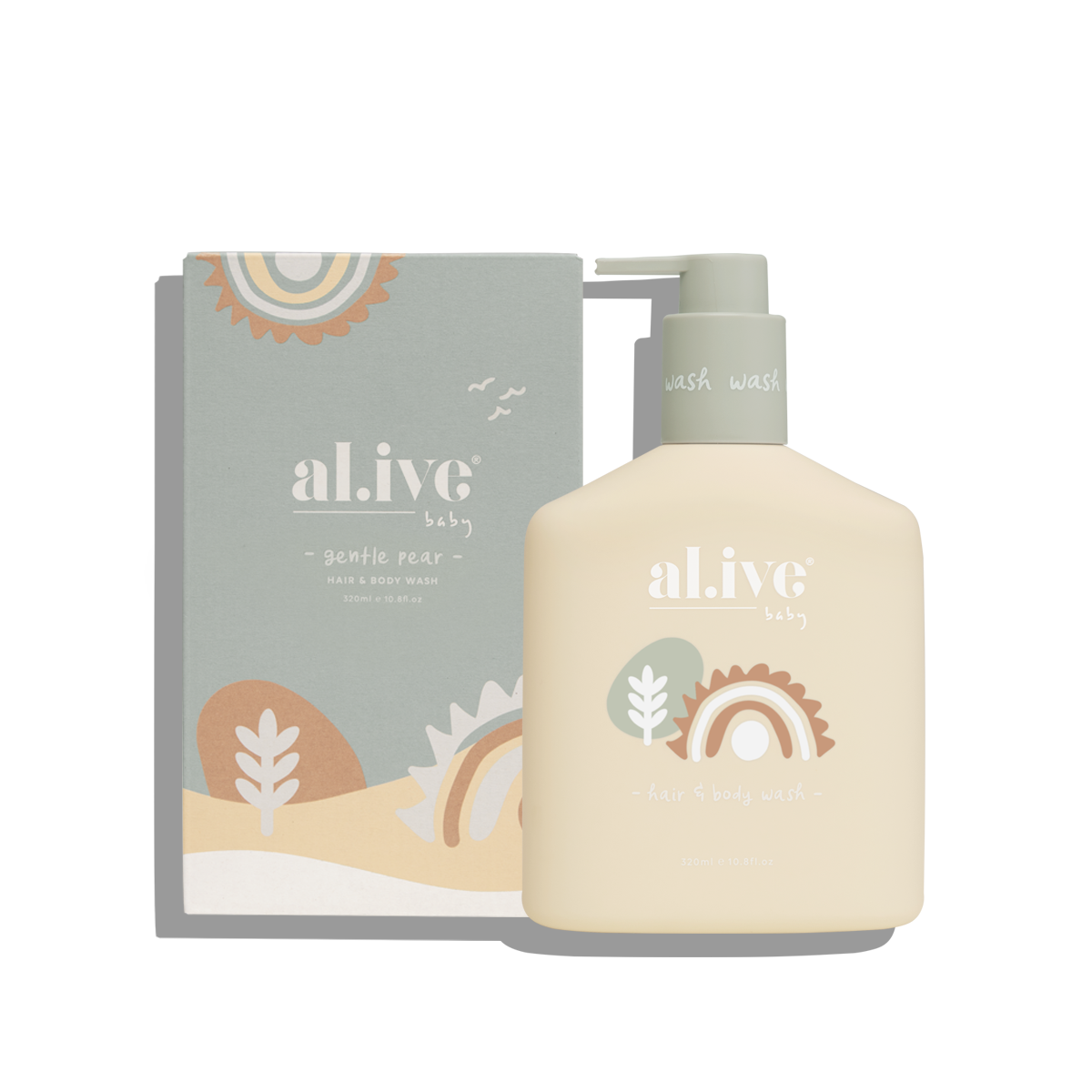 Al.ive Baby Hair and Body Wash in Gentle Pear