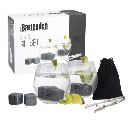 Bartender 10-piece Gin Set