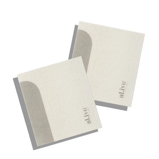 Al.ive Biodegradable Dish Cloth - pack of 2