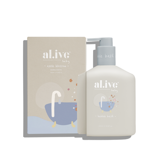 Al.ive Baby Bubble Bath in Apple Blossom