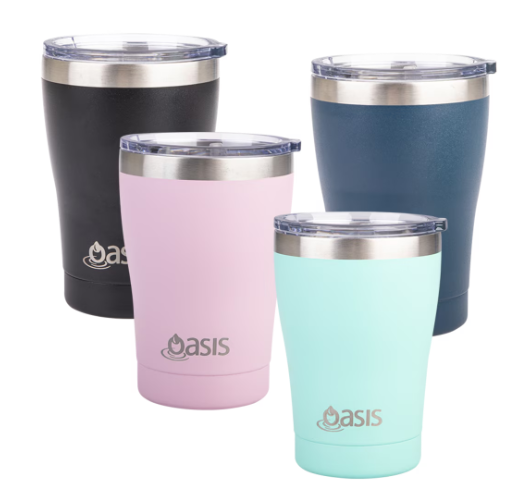 Oasis Stainless Steel Double Wall Insulated "Travel Cup" 350ml